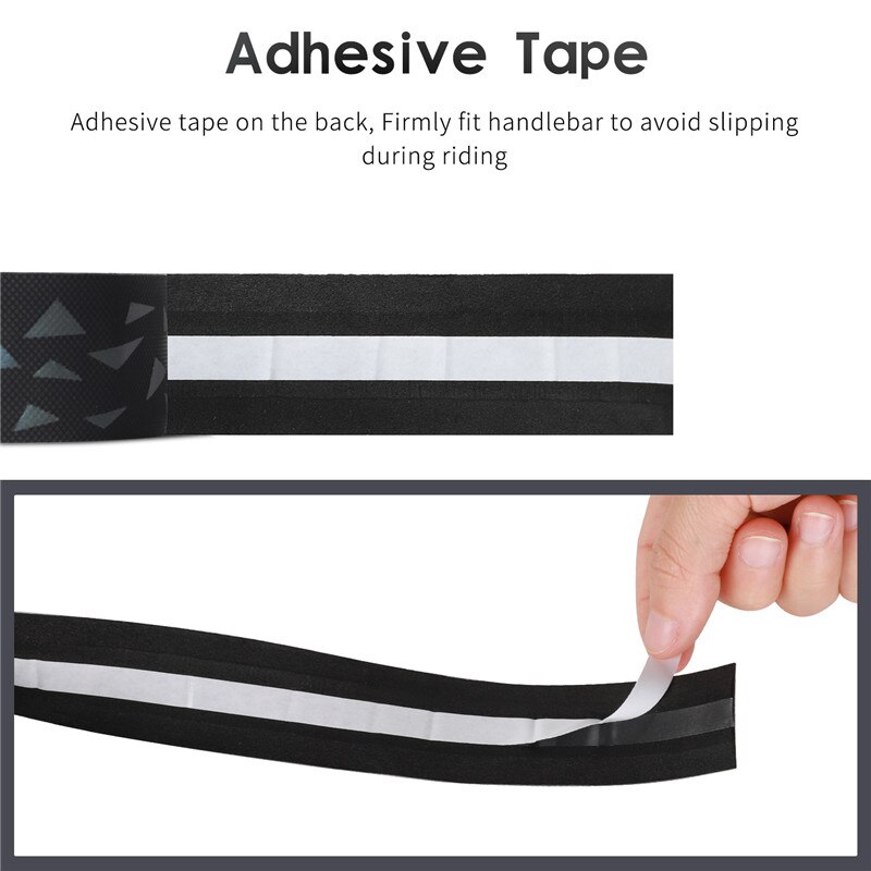 West bike cykel styrtape reflekterende misfarvning landevejscykel cykling bar tape wrap med bar plugs cykel tilbehør