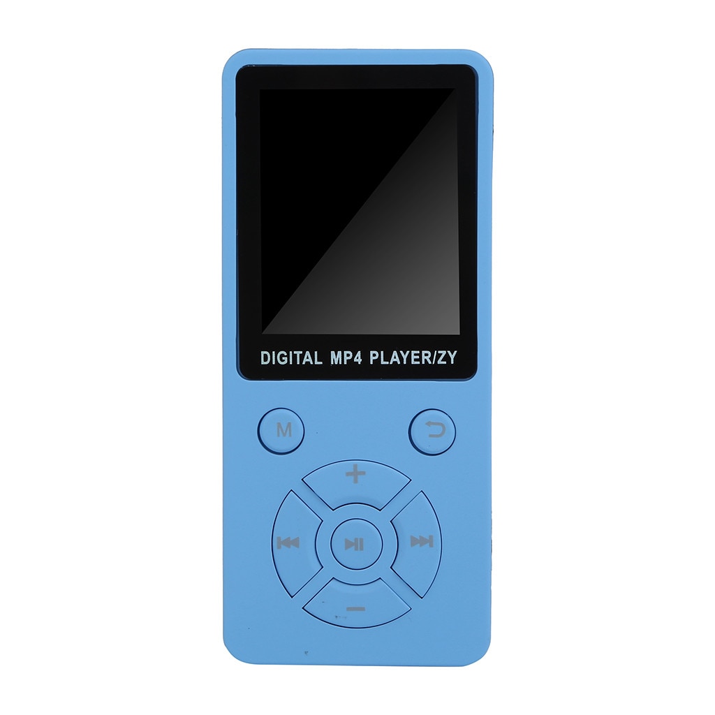 #10 Portable bluetooth MP3 Player Colour Screen FM Radio Video Games Movie Lossless sound noise reduction: Blue