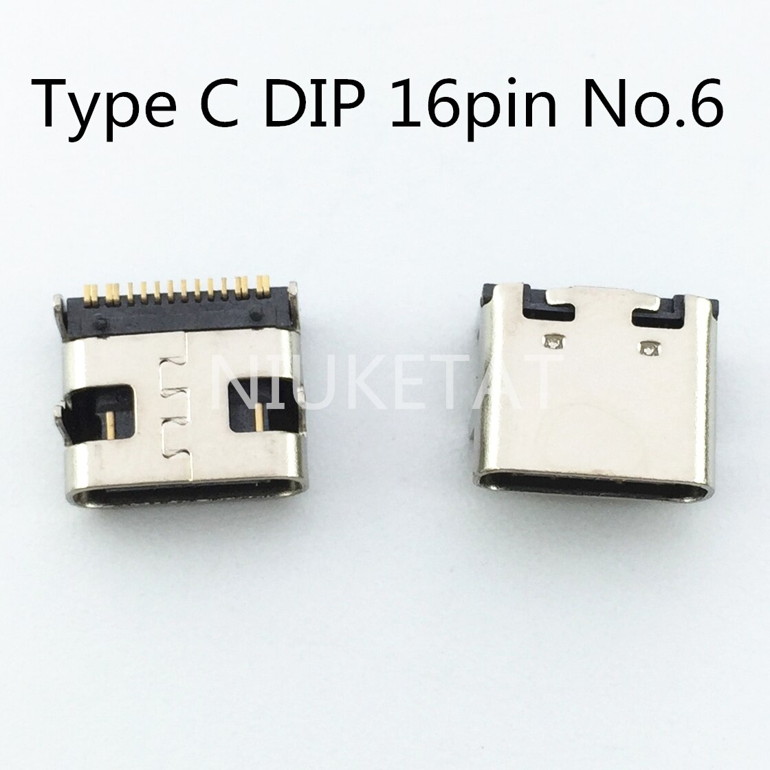 Conectores de base de carga Micro USB tipo C, modelo 10, mezcla de 6 pines, uso para reparación de teléfonos móviles y productos digitales, 10-100 unids/bolsa: 10pcs for No.6