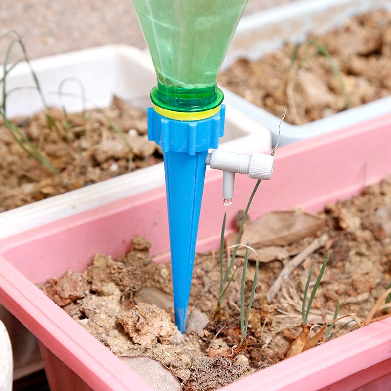 Dispositivo de riego automático, válvula de Control con interruptor, Hombre perezoso de goteo permeador de agua, riego automático, herramientas de Agricultura, Riego de plantas