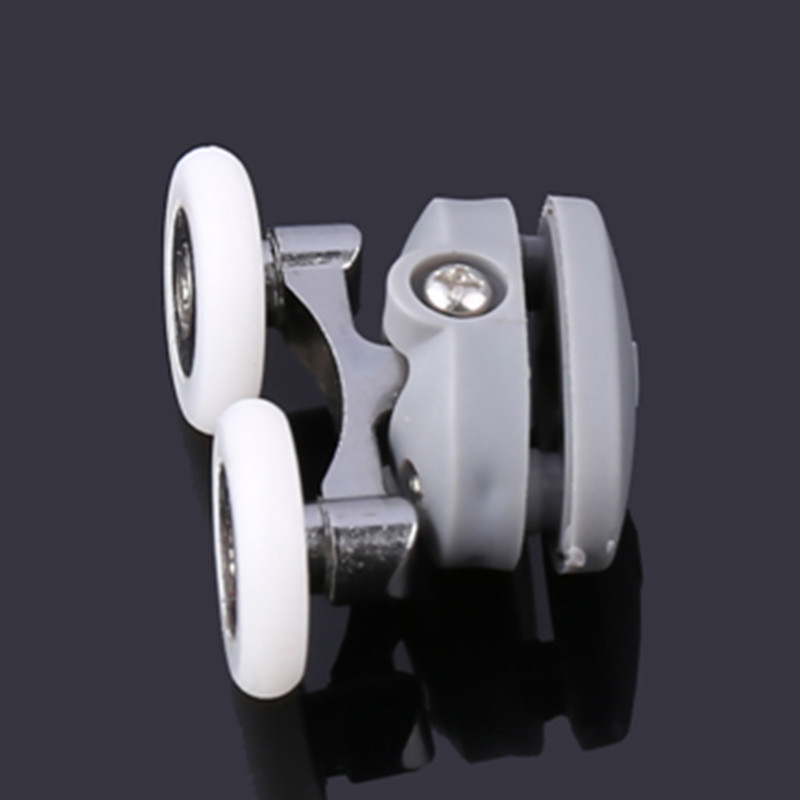 8x Twin Shower Glass Door 4 Top / 4 Bottom Rollers Runners Wheels Pulleys 23mm/25mm