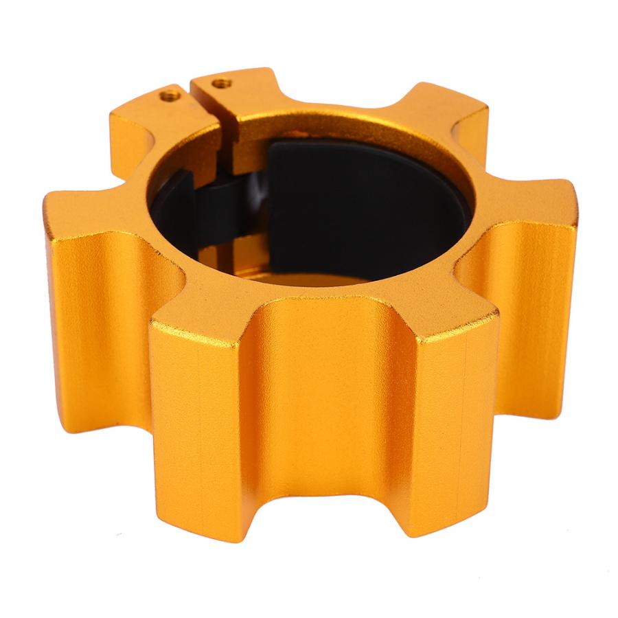 Dumbbell Locking Buckle Barbell Rod Clamp Fitness 50mm Aluminium Alloy Lock Jaw Collar Training Muscle Clamp Bar Barbell Buckle