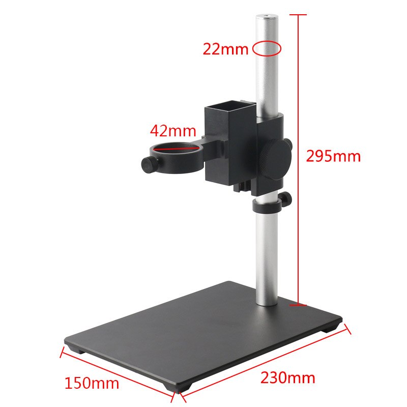 40mm Large Adjsutable Stereo Digital Industry Lab Microscope Lens Table Stand Dual Ring Holder: B 40mm