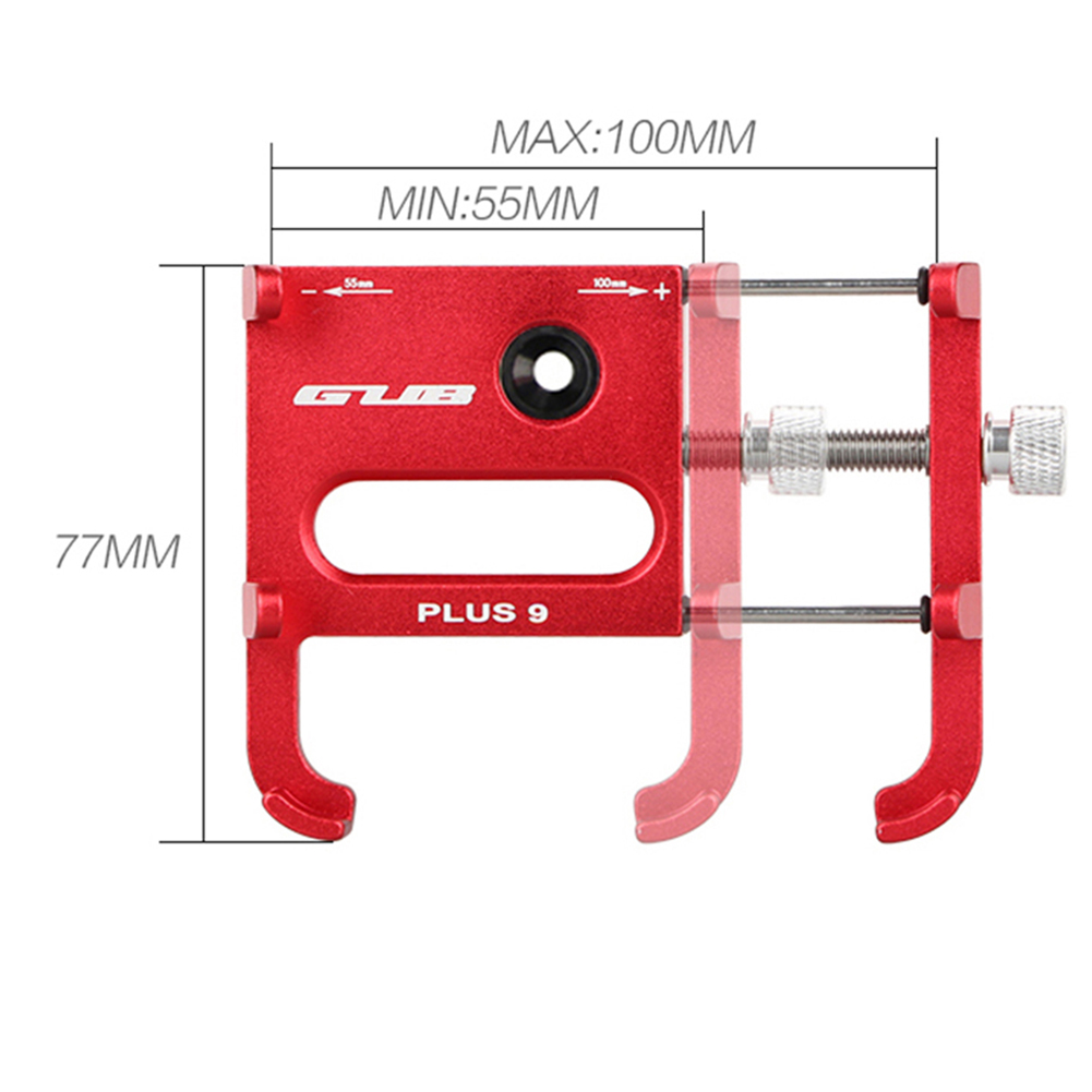 Gub Plus 9 Motorfiets Telefoon Mount Draaibare Fiets Mobiele Telefoon Houder Mtb Rekken Fietsen Scooters Mount Fiets Accessoires