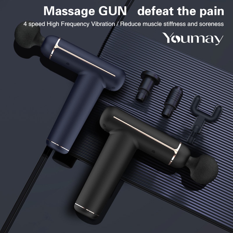 Youmay Ruisonderdrukking Massage Gun Fascia Gun Spier Ontspannen Massage Elektrische Stimulator Fitnessapparatuur Voor Man Vrouw