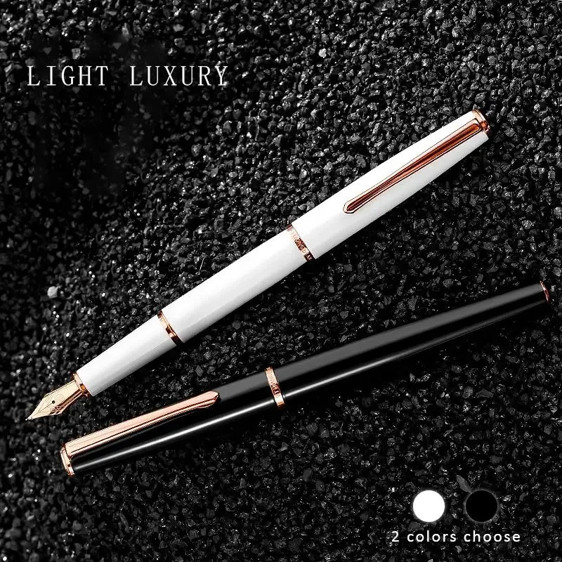 Hongdian 920 Pluma Estilográfica - Diseño Metálico Retro - Escritura Fluida - Ideal Estudiantes y Negocios