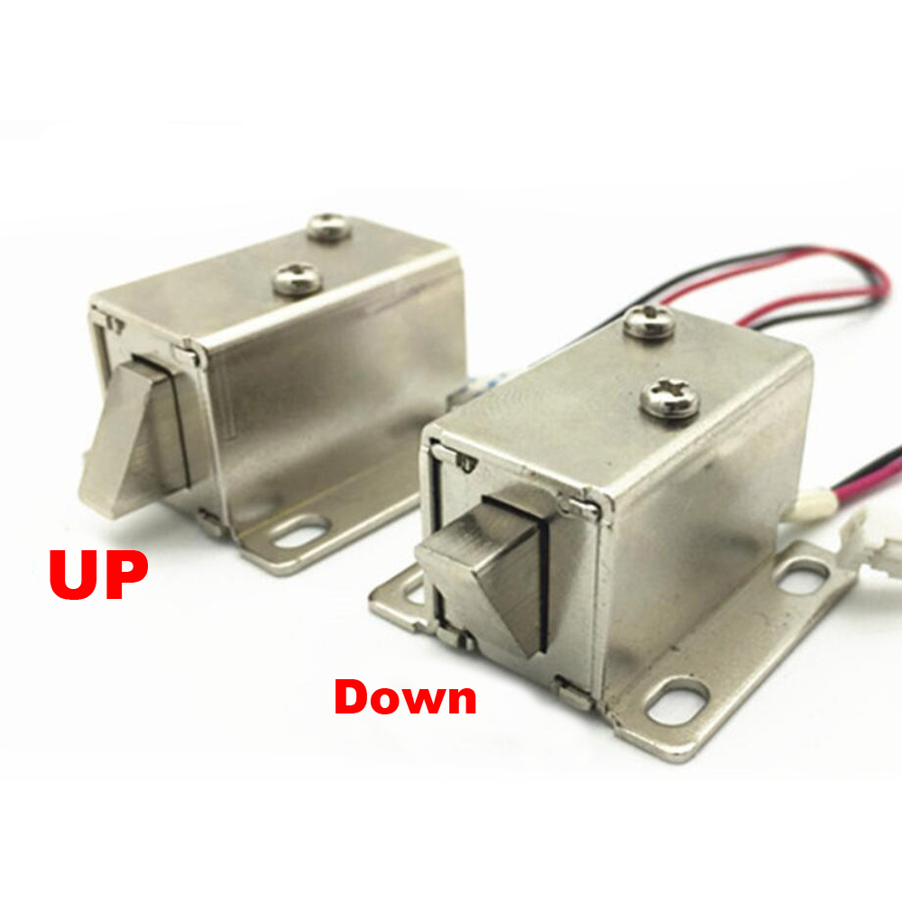 Electronic Door Lock Catch Door Gate 12V 0.4A Release Assembly Solenoid Access Control Lock