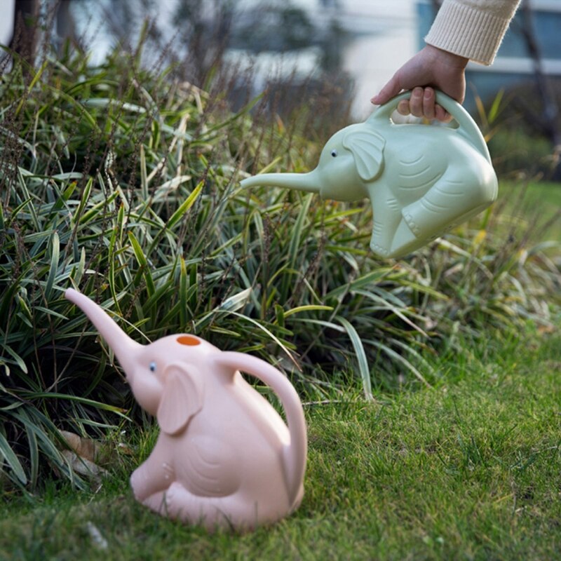 Bonita regadera con forma de elefante para exteriores, jardín, Patio, jardín, planta, exterior, U7EA