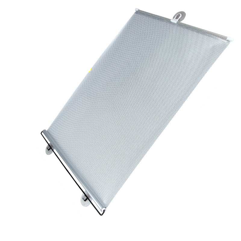 Windshield Car Window Sunshade Curtain Portable Auto Sun Visor Vehicle Auto Parts Retractable Durable PVC: Silver 40 125