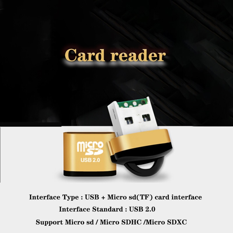 Super mini SD Card Reader Micro SD TF Memory Card High speed smart card Card Reader USB 2.0 Adapter for Laptop reader sd micro