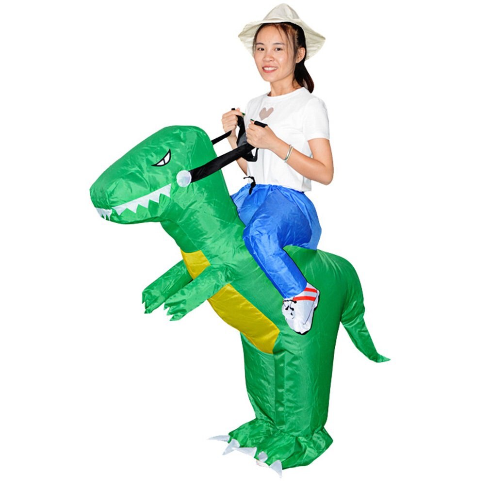 Carnaval Kostuum Vrouwen Mannen Dinosaurus Opblaasbare Kostuums Grappige Party Animal Cosplay Halloween Kostuum Voor