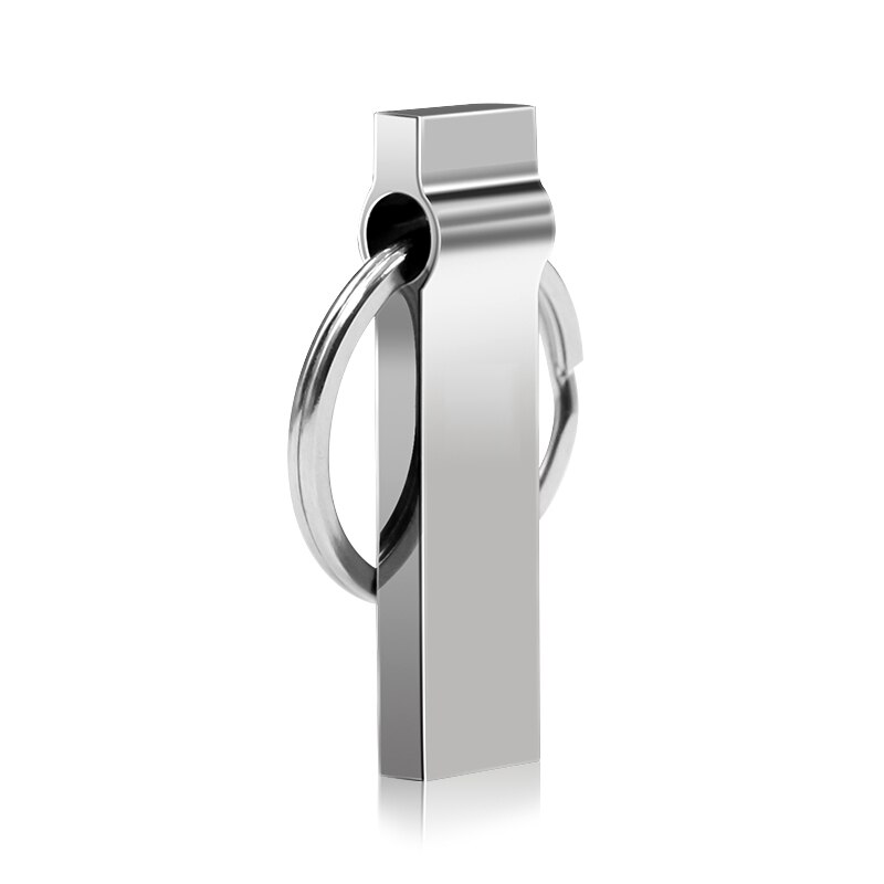 Alta Velocità USB Flash Drive 32GB 16GB 8GB Pen Drive In Metallo USB 3.0 Pendrive 64GB 128GB di Memoria del USB del Bastone Flash Drive Spedizione Gratuita: 512GB / Silver