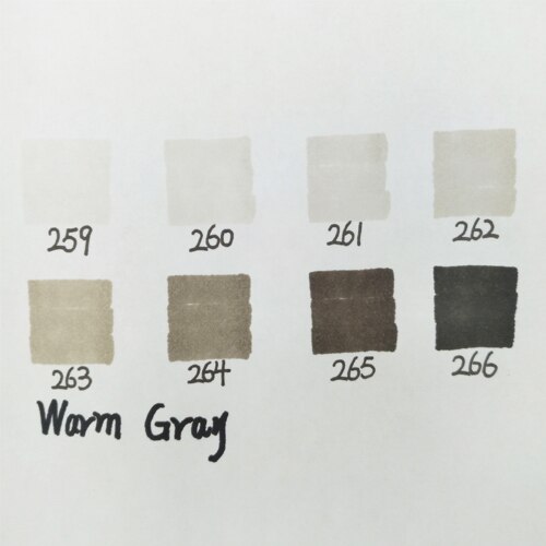 Greys 7 stijlen inkt op alcoholbasis met dubbele punt, neutrale grijze kleur, schetsset, manga-tekenmarker, grijze tinten manga: Waarschuwing grijs