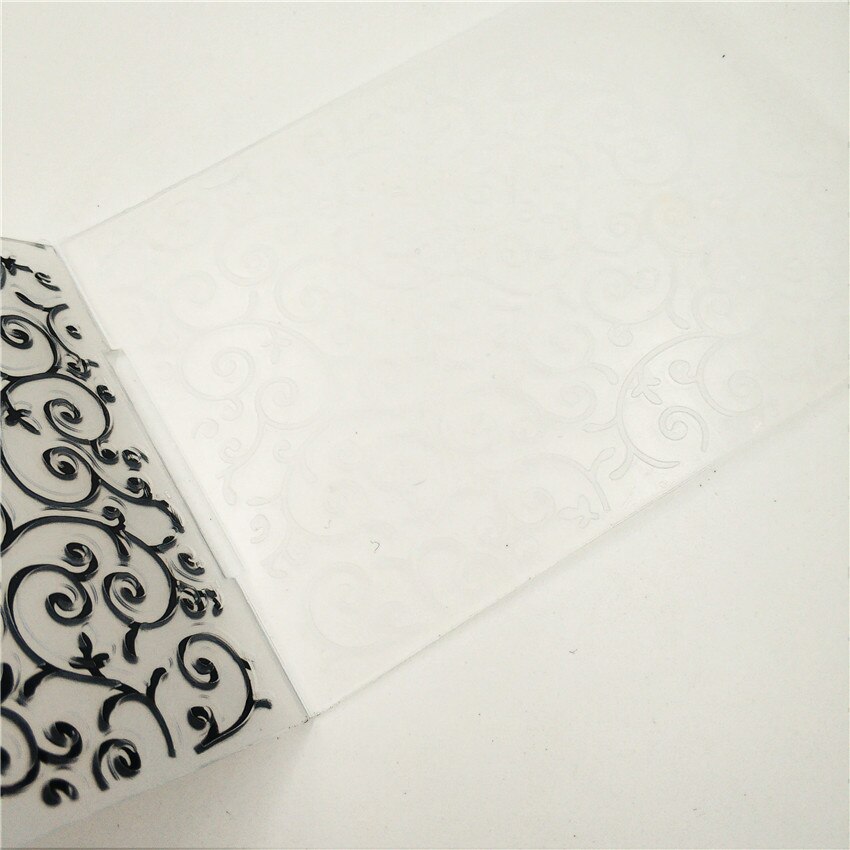 10.5x14.5cm vines Embossing folders Plastic bump Scrapbooking DIY Template Fondant indentation Cake Photo Album Card Make