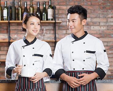 Chaqueta de Chef de manga larga para hombre y mujer, peto transpirable para personal de cocina, café, cocinero, tienda de café, ropa de trabajo, Unisex: white / L
