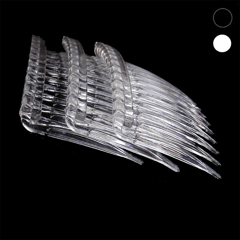 10 Teile/satz Braut Tiara Schleier Kamm Kunststoff Schwarz Weiß transparent Gabel Kämme