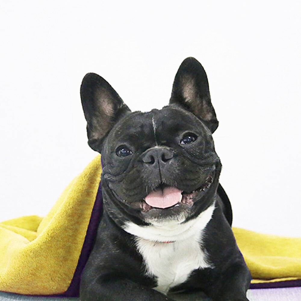 Soft Quick-drying Pet Dog And Cat Towels Water-absorbent Bath Towel Cleaning Towel Special Pet Products