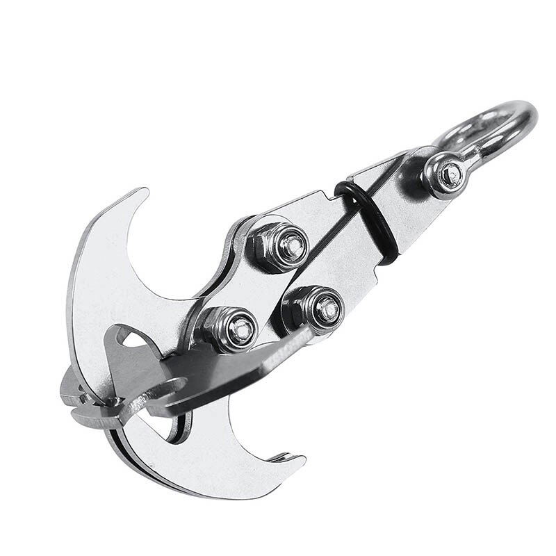 Outdoor Grappling Hook Adventure Survival Haak Rvs Zwaartekracht Haak Survival Folding Multifunctionele Klauw Karabijnhaak
