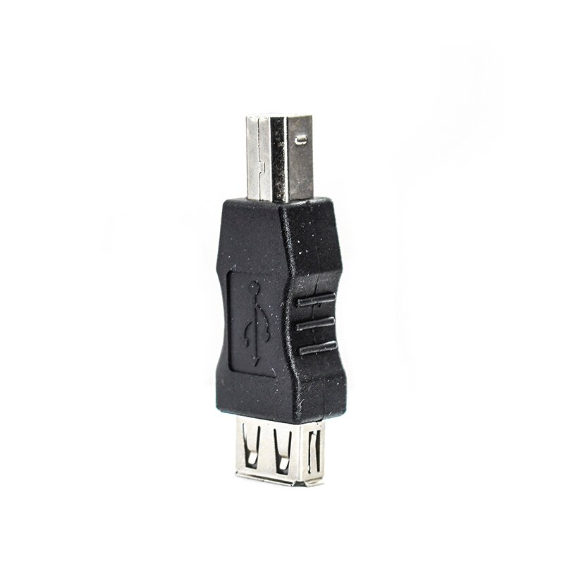 2.0 usb hun af/bm a hun til b han stik pc telefon computer printer port han adapter mini sort