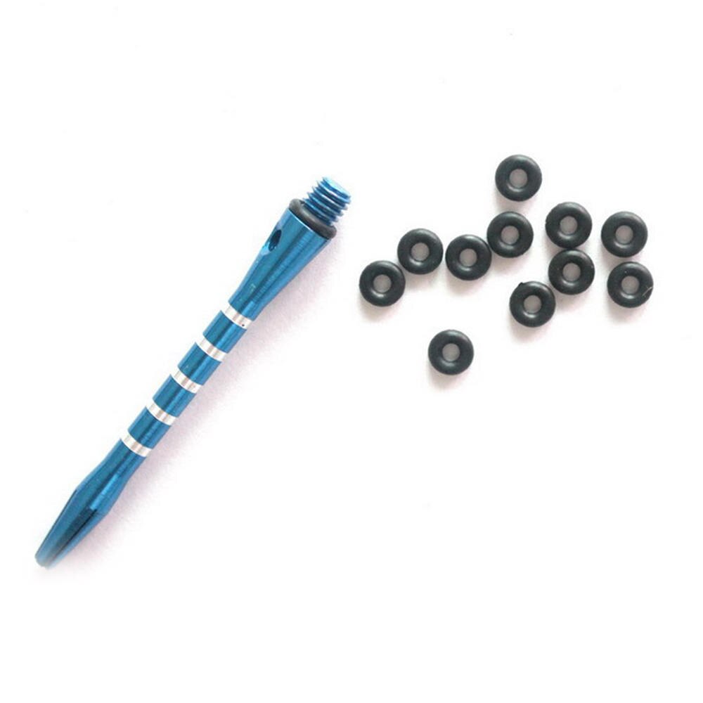200x gummi o-ringetone svart anti-skli gummiskive til aluminium dart skaft stramme skiver pil tilbehør verktøy 2mm/4mm