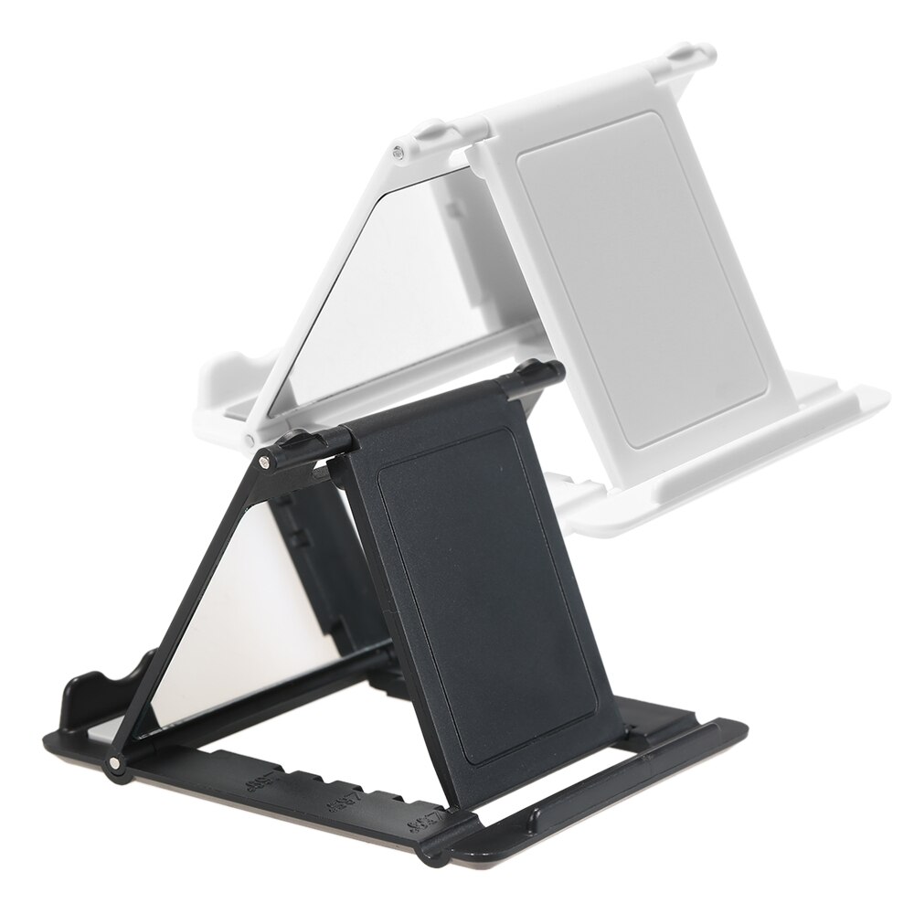 Foldable Universal Phone Holder Bracket Stand For Phone Tablet Multi-angles Desktop Holder with One Mirror 1 Pack