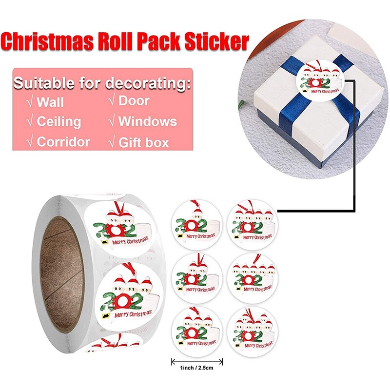 Christmas Label Sticker Envelope Sticker Card Seal Envelope Box Luggage Seal Decoration​​