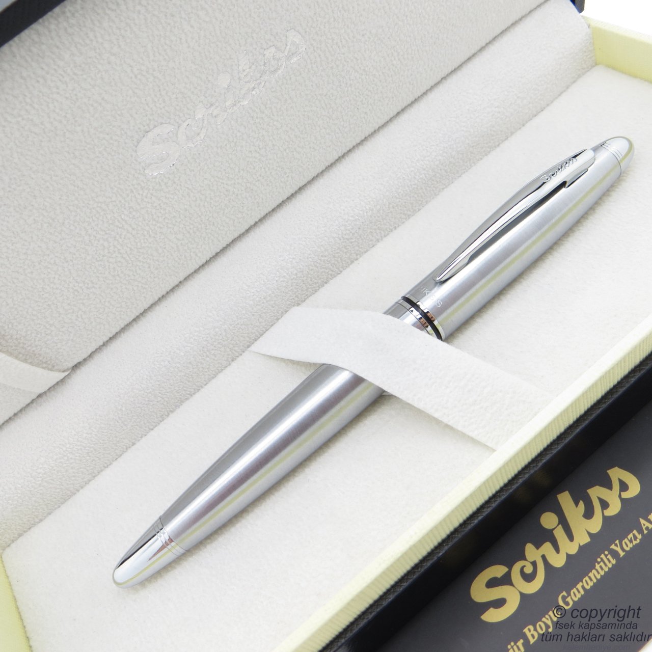 Stylo à rouleau chromé Scrikss 88, stylo spécial,