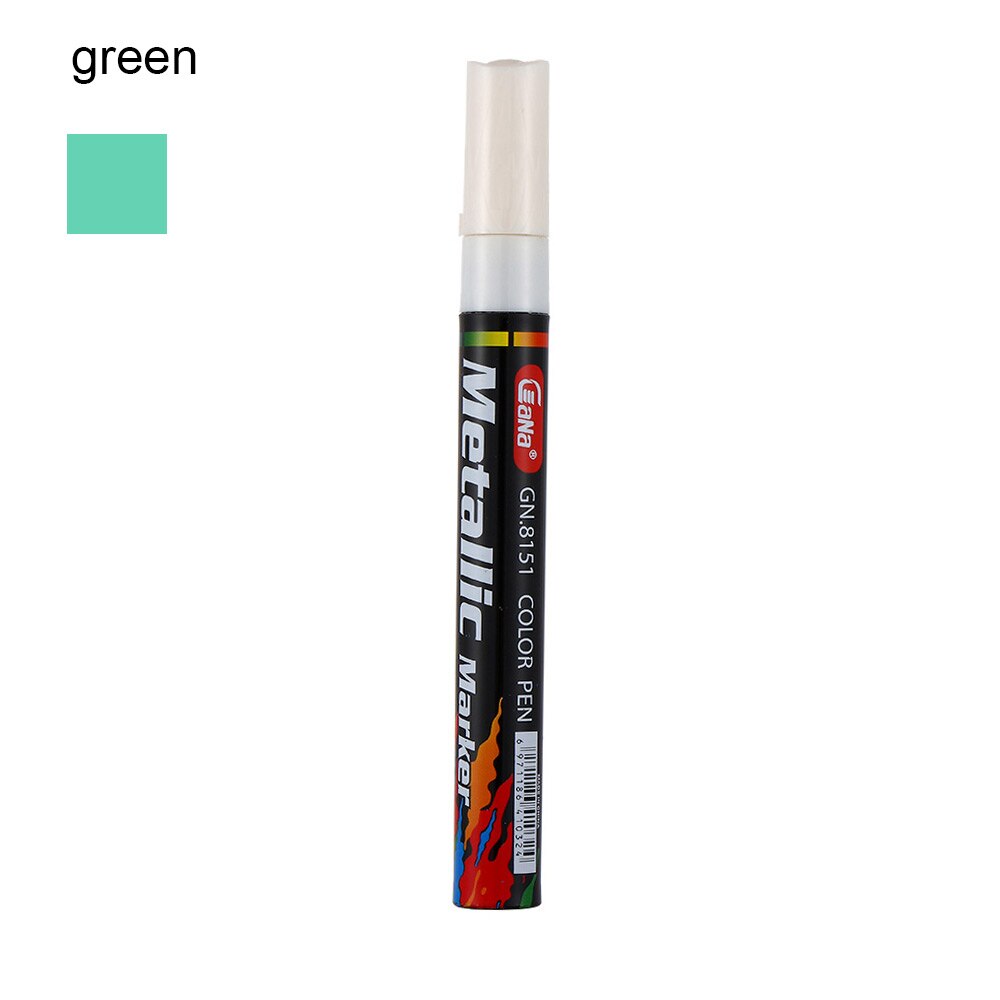 1PC Waterproof Auto Car Coat Painting Pen Touch up Scratch Clear Repair Remover Marker Car Motorcycle Tools Accessories: Green