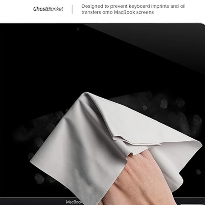 Paño de limpieza de microfibra a prueba de polvo, cubierta para teclado de portátil, Kit de limpieza de pantalla para MacBook Pro de 13/14/15/16 pulgadas