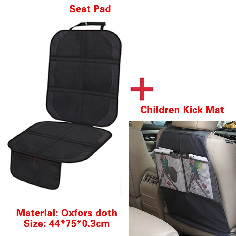 126*48cm oxford bomuld luksus læder bilsæde beskyttere måtter puder til sæder beskyttelse bil baby børn slid kick pad beskyttende