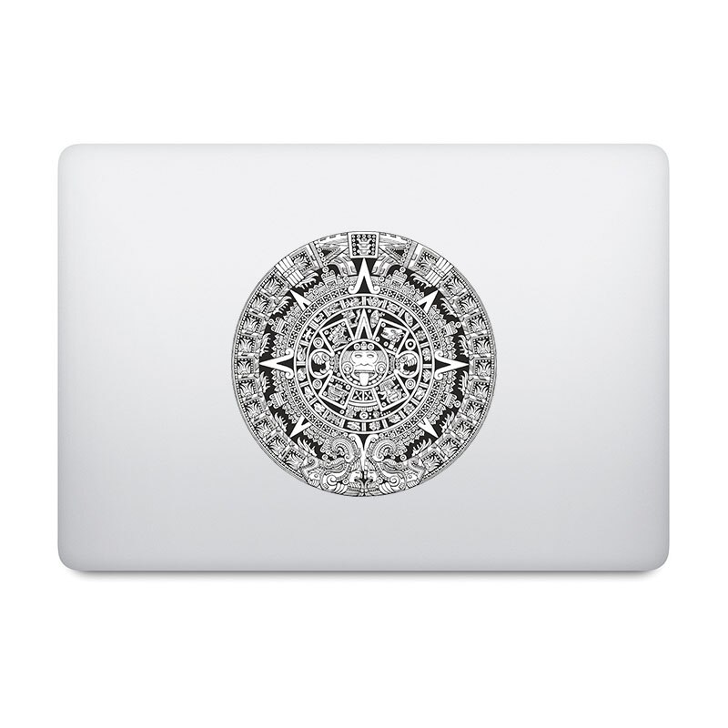 Maya Aztec Calendar Stone Laptop Sticker for Macbook Decal Pro 16" Air Retina 11 12 13 14 inch Mac Book 15" Notebook Skin Decor