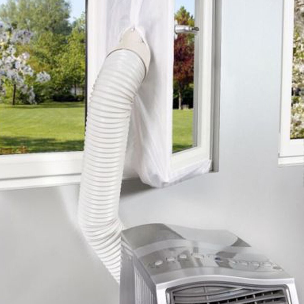 Push Pull Window AirLock White Flexible Cloth Universal Soft Board Seal Plate 4m For Mobile Air Conditioner