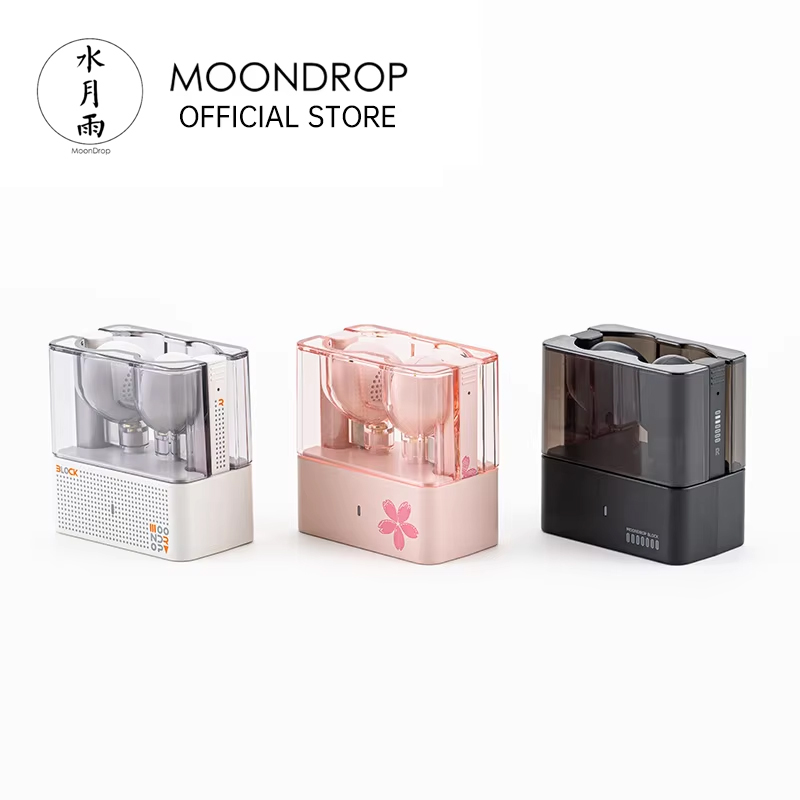 MOONDROP BLOCK High Semi in ear Flath ead Earbuds Bluetooth V5.4 13mm Bass-Enhanced Dynamic Driver Touch Operation