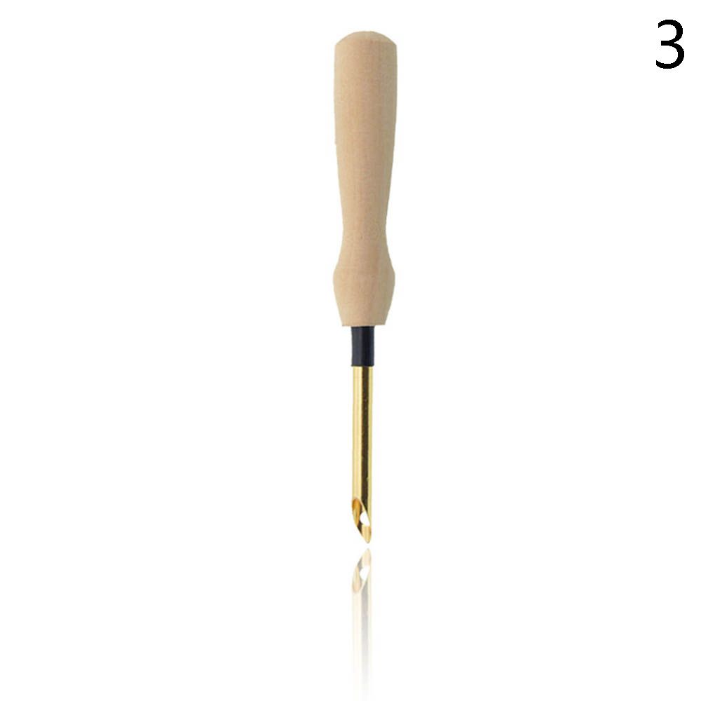 Punch Needle kit per ricamo filato di legno Punch Needle uncinetto per maglieria ricamo penna fai da te cucitura artigianale Applique strumenti per cucire: 3