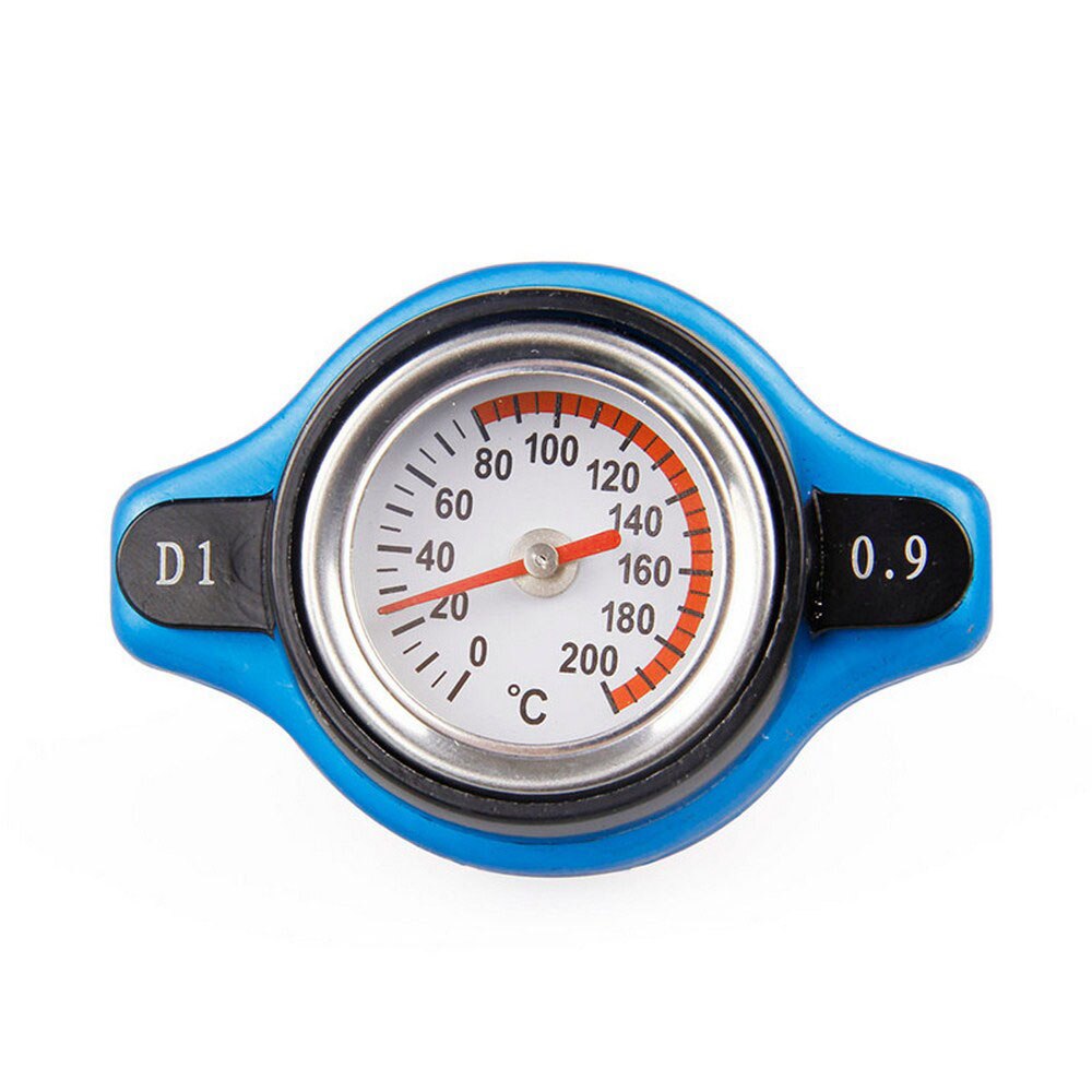 Auto Motorfiets Radiator Cap Temperatuur Meter Thermostatische Gauge Water Tank Cover Verbeteren Radiator Pressure Cooling Prestaties