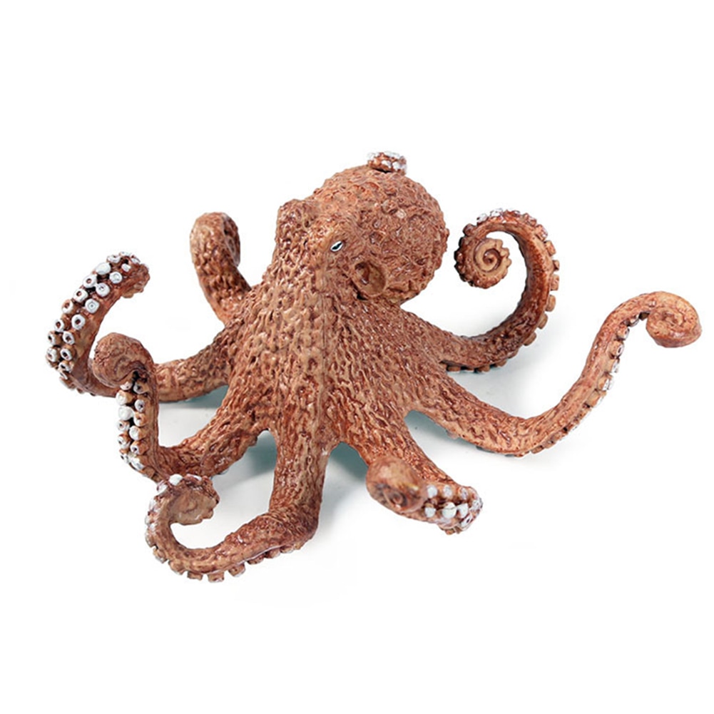 Simulation Octopus Marine Animals PVC Model Table Ornament Kids Learning Toy