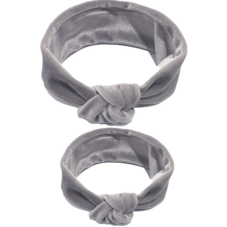 2 pièces mère & fille enfants bébé fille arc Turban bandeau accessoires de bandeau: G