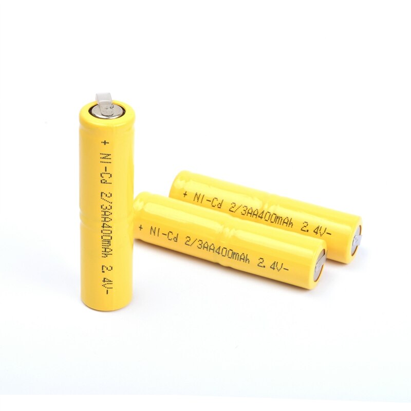 2.4V 400mAh 2*2/3AA Nickel-cadmium rechargeable battery 1/2/4pcs NI-CD battery pack for Remote control car LED lamp
