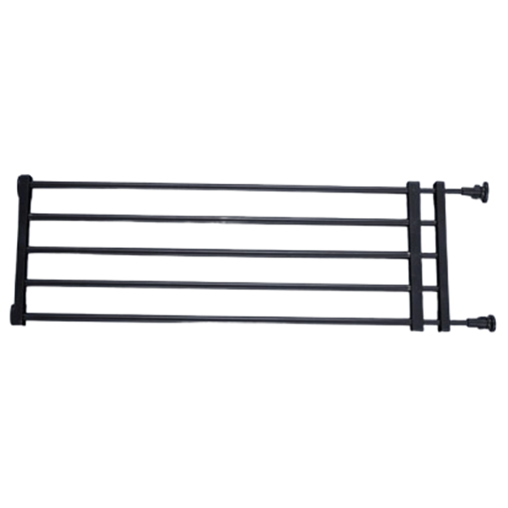 Infällbar lekhage för husdjur, universell inomhusgrind för husdjur, svart/vit, ingen borrning, husdjurssäkerhetshägn balkong: Vit