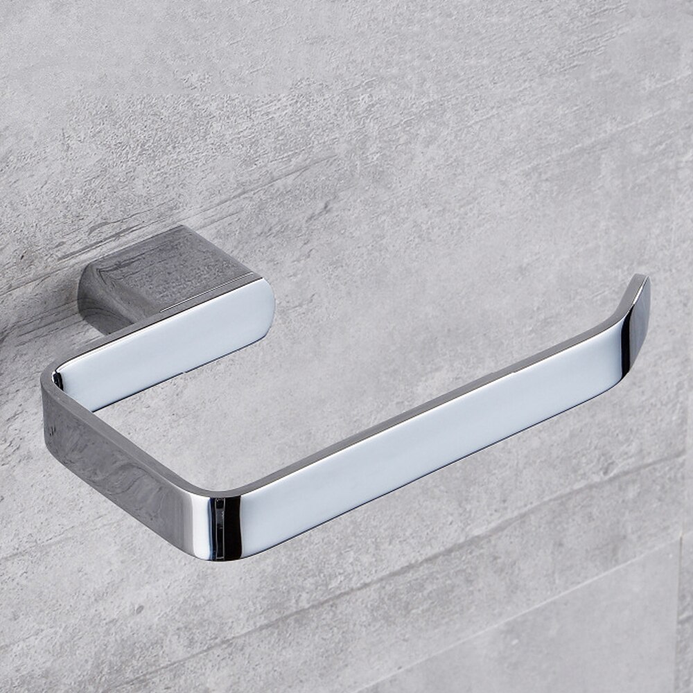 Handdoek Houder Koper Solid Chrome Papieren Handdoek Houder Badkamer Muur Papierrol Houder Verchroomd Handdoekenrek