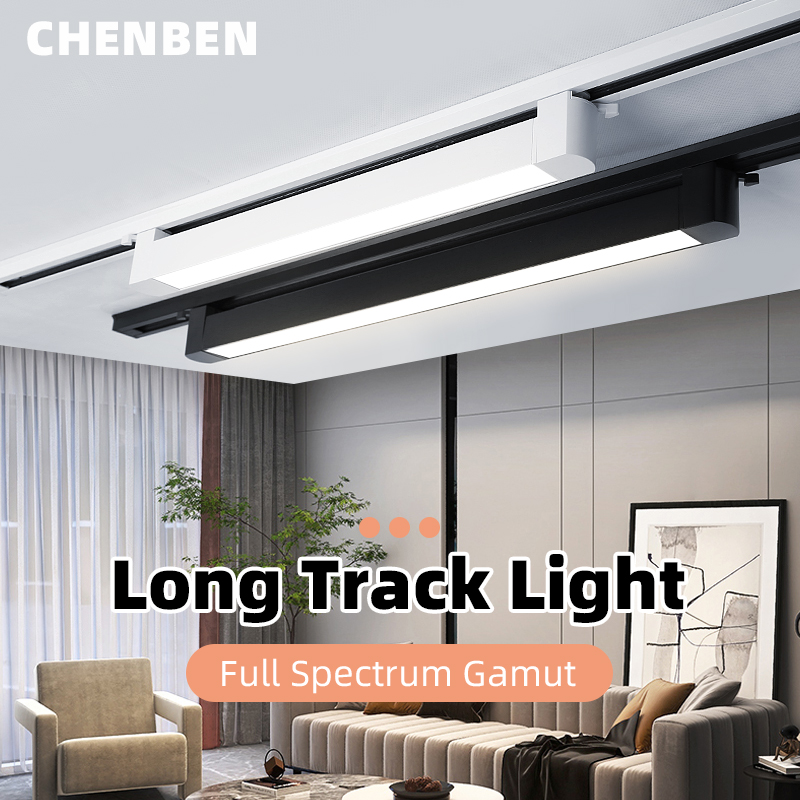 Led track light, 110v/220v long strips, track spotlight shop, decor, hanging lighting, living room, kitchen, ceiling track light set