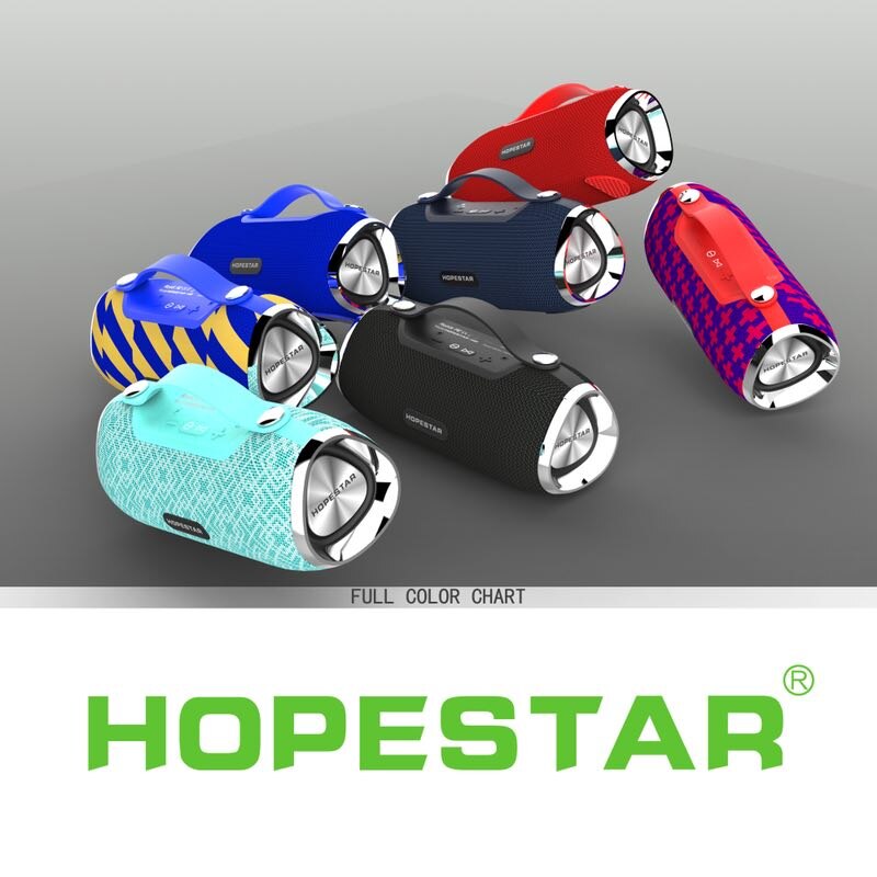 HOPESTAR H40 Esterna Impermeabile altoparlante del bluetooth Portatile 3D stereo Subwoofer Mp3 giocatore altoparlante Radio FM TF USB di trasporto libero Senza Fili suono