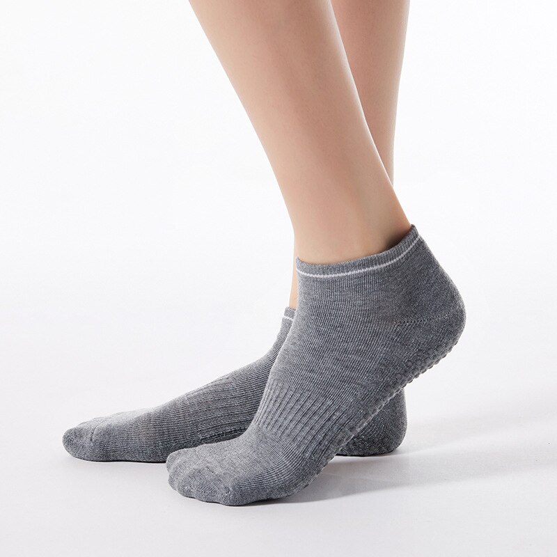 Yoga socks women round head fur socks pure cotton silicone non-slip yoga exercise fitness socks. sport socks