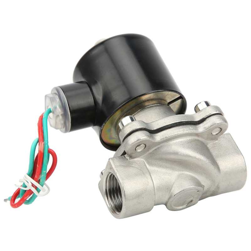 Solenoid Valve Direct-Acting Stainless Steel Normally Closed Valve Industrial Supplies 2W-160-15B