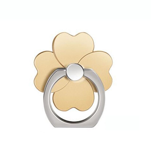 Soporte de Metal para teléfono móvil, accesorio de lujo muy fino, Universal, magnético, anillo de dedo: A02-Gold
