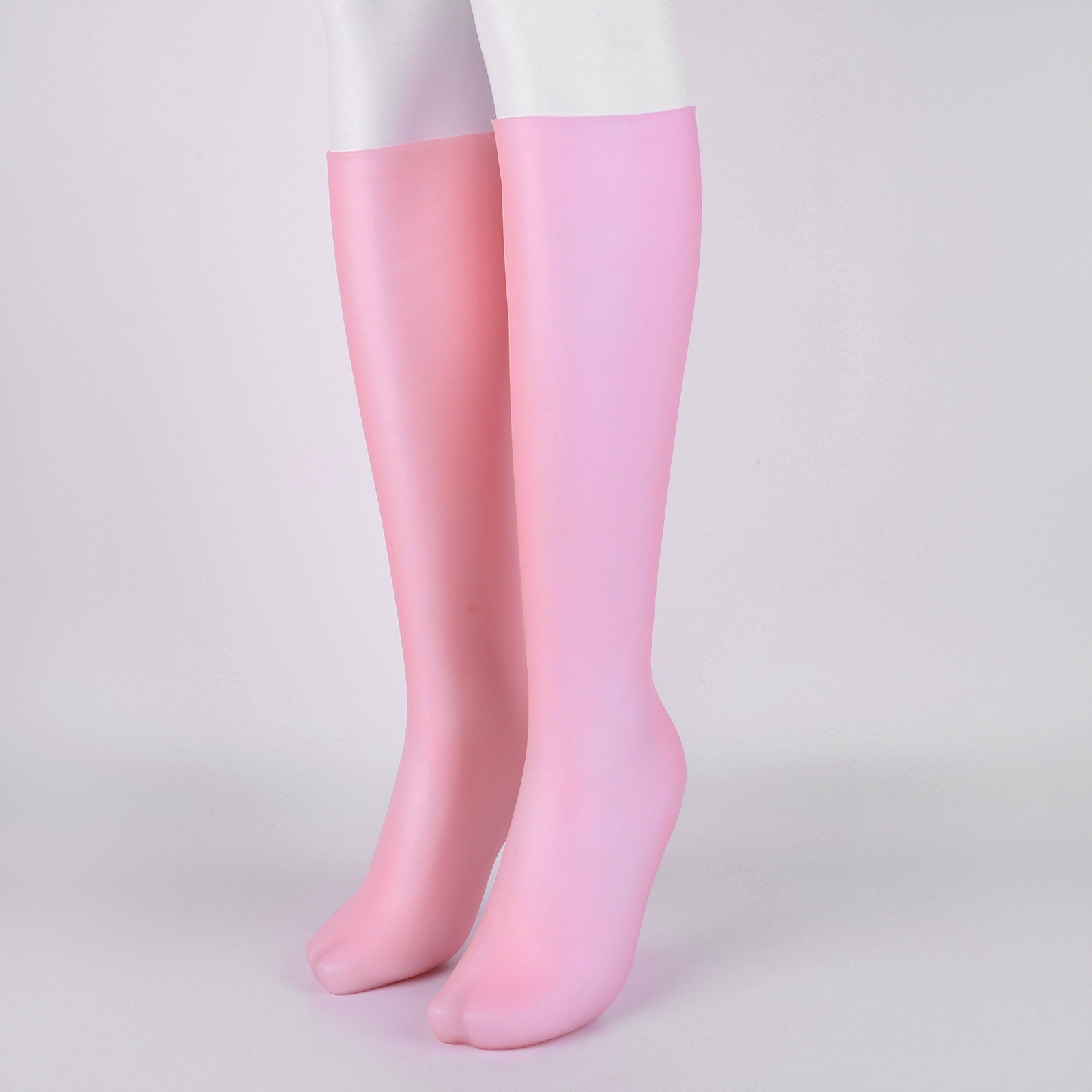 Calcetines hidratantes largos de silicona, calcetines de protección para los pies antigrietas, medias exfoliantes suaves para los pies, herramientas cómodas para el cuidado de los pies