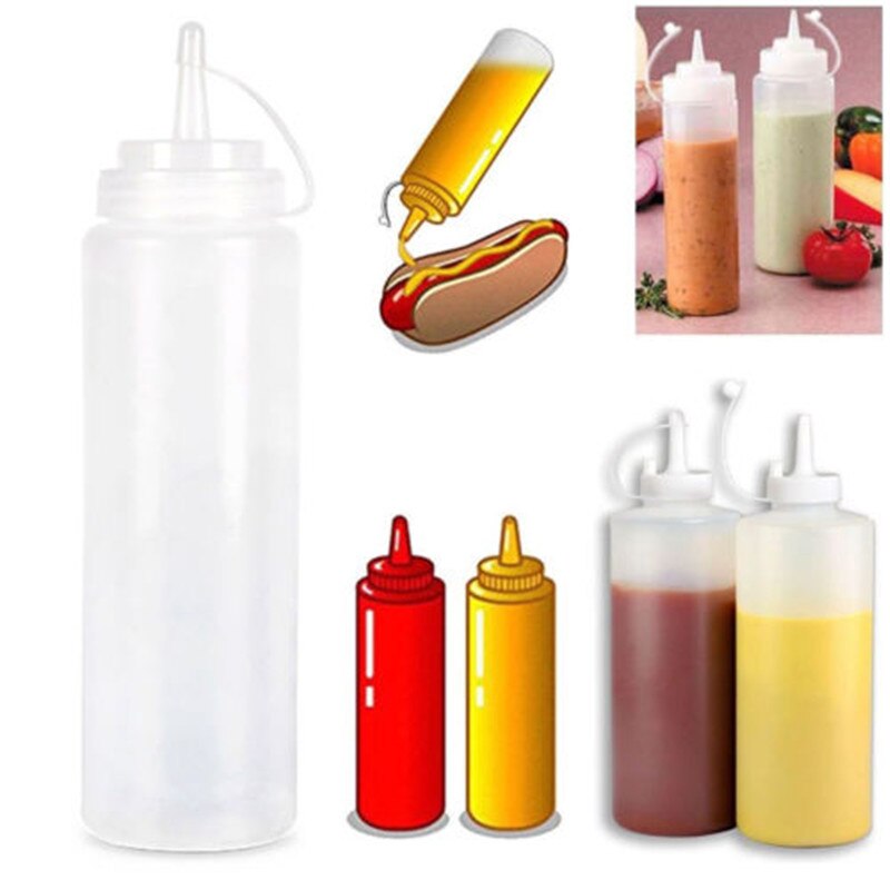 Distributeur de nourriture sèche mural pour salade de Condiment en plastique transparent