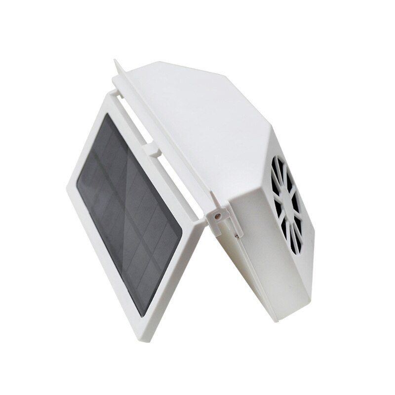 Vehicle Air Circulation Tools Car Ventilation Fan Solar/USB Dual Charging Fan