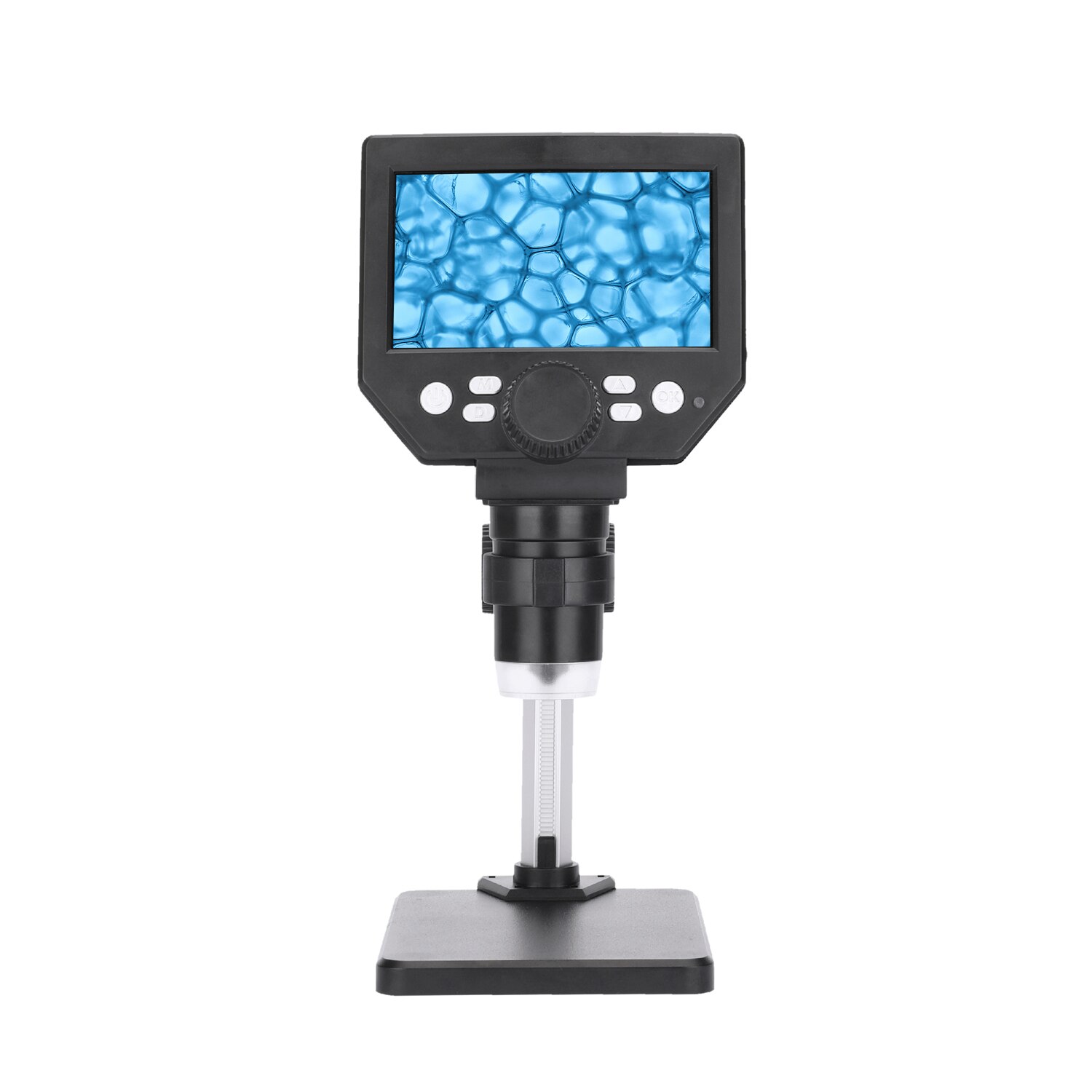 G1000 Digital Electron Microscope 4.3 Inch Large Base LCD Display 8MP 1-1000X Continuous Amplification Magnifier Microscope
