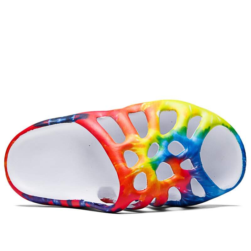 été tongs hommes diapositives léger Cool plage pantoufles os poisson bouche tongs sandales doux EVA baskets